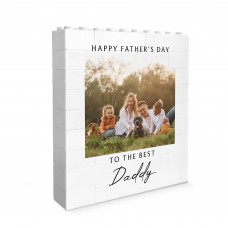 Happy Fathers Day Gifts From Daughter Son Personalised Block