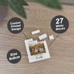 Happy Fathers Day Gifts From Daughter Son Personalised Block