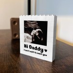 Personalised Gift For Daddy To Be Building Block Scan Photo Personalised Gift For Daddy To Be Building Block Scan Photo