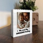 Fathers Day Birthday Gifts From Daughter Son Personalised Block Fathers Day Birthday Gifts From Daughter Son Personalised Block