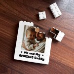Fathers Day Birthday Gifts From Daughter Son Personalised Block Fathers Day Birthday Gifts From Daughter Son Personalised Block