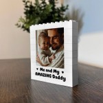 Fathers Day Birthday Gifts From Daughter Son Personalised Block Fathers Day Birthday Gifts From Daughter Son Personalised Block