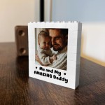Fathers Day Birthday Gifts From Daughter Son Personalised Block Fathers Day Birthday Gifts From Daughter Son Personalised Block