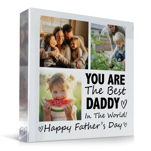 Daddy Gifts For Fathers Day Personalised Photo Plaque