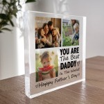 Daddy Gifts For Fathers Day Personalised Photo Plaque