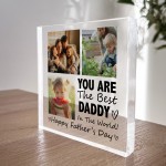Daddy Gifts For Fathers Day Personalised Photo Plaque