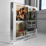 Daddy Gifts For Fathers Day Personalised Photo Plaque