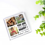 Daddy Gifts For Fathers Day Personalised Photo Plaque