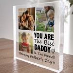 Daddy Gifts For Fathers Day Personalised Photo Plaque