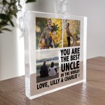 Novelty UNCLE Gifts For Fathers Day Birthday Personalised Plaque
