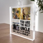 Novelty UNCLE Gifts For Fathers Day Birthday Personalised Plaque