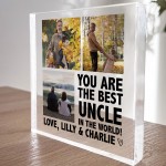 Novelty UNCLE Gifts For Fathers Day Birthday Personalised Plaque