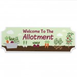 Allotment Welcome Plaque Garden Shed Summer House Sign 30x10cm Allotment Welcome Plaque Garden Shed Summer House Sign 30x10cm