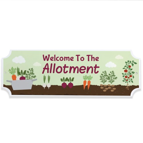 Allotment Welcome Plaque Garden Shed Summer House Sign 30x10cm Allotment Welcome Plaque Garden Shed Summer House Sign 30x10cm