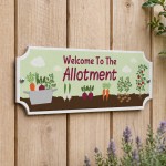 Allotment Welcome Plaque Garden Shed Summer House Sign 30x10cm Allotment Welcome Plaque Garden Shed Summer House Sign 30x10cm