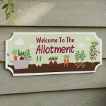 Allotment Welcome Plaque Garden Shed Summer House Sign 30x10cm Allotment Welcome Plaque Garden Shed Summer House Sign 30x10cm