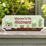 Allotment Welcome Plaque Garden Shed Summer House Sign 30x10cm Allotment Welcome Plaque Garden Shed Summer House Sign 30x10cm