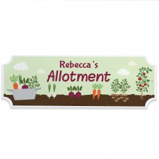 Personalised Allotment Welcome Signs For Garden Shed 30x10cm