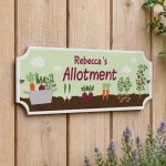 Personalised Allotment Welcome Signs For Garden Shed 30x10cm