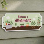 Personalised Allotment Welcome Signs For Garden Shed 30x10cm