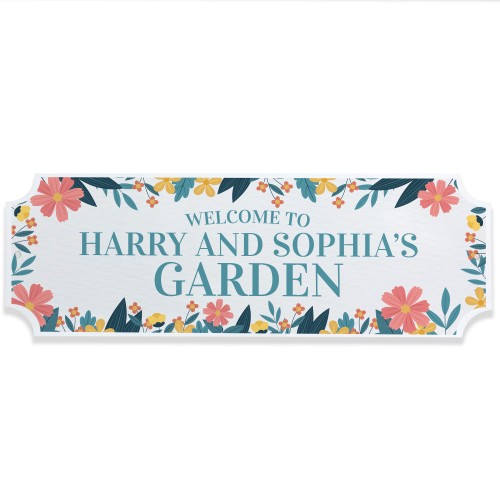 Personalised Garden Sign Custom Garden Signs Plaques for Outside