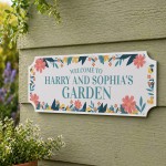 Personalised Garden Sign Custom Garden Signs Plaques for Outside