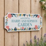 Personalised Garden Sign Custom Garden Signs Plaques for Outside