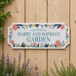 Personalised Garden Sign Custom Garden Signs Plaques for Outside
