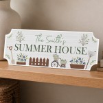 Garden Sign Personalised Summer House Signs Hanging Garden Sign