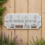 Garden Sign Personalised Summer House Signs Hanging Garden Sign