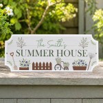 Garden Sign Personalised Summer House Signs Hanging Garden Sign