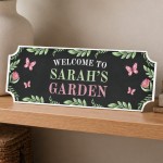 Personalised Garden Sign For Outside Hanging Shed Sign Novelty