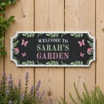 Personalised Garden Sign For Outside Hanging Shed Sign Novelty