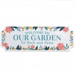 Garden Sign For Outside Hanging Shed Signs Novelty Welcome Sign