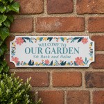 Garden Sign For Outside Hanging Shed Signs Novelty Welcome Sign