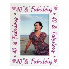 40th Birthday For Women 40th Birthday Photo Frame