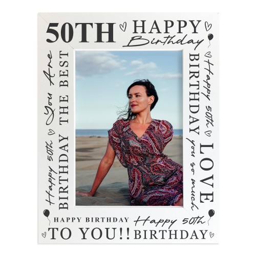 50th Birthday Gifts For Women 50th Birthday Photo Frame 50th Birthday Gifts For Women 50th Birthday Photo Frame