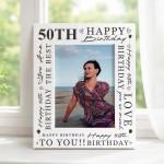 50th Birthday Gifts For Women 50th Birthday Photo Frame 50th Birthday Gifts For Women 50th Birthday Photo Frame