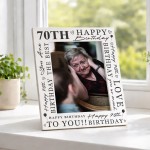 70th Birthday Gifts For Women 70th Birthday Photo Frame 70th Birthday Gifts For Women 70th Birthday Photo Frame