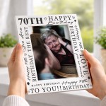 70th Birthday Gifts For Women 70th Birthday Photo Frame 70th Birthday Gifts For Women 70th Birthday Photo Frame