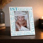 1st Birthday Gifts For Baby Boy 1st Birthday Photo Frame 1st Birthday Gifts For Baby Boy 1st Birthday Photo Frame