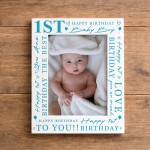 1st Birthday Gifts For Baby Boy 1st Birthday Photo Frame 1st Birthday Gifts For Baby Boy 1st Birthday Photo Frame