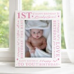 1st Birthday Gifts For Baby Girl 1st Birthday Photo Frame 1st Birthday Gifts For Baby Girl 1st Birthday Photo Frame