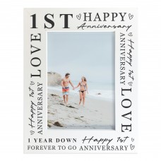 1st Wedding Anniversary For Wife Couple Gift Photo Frame