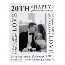 20th Wedding Anniversary For Wife Couple Gift Photo Frame