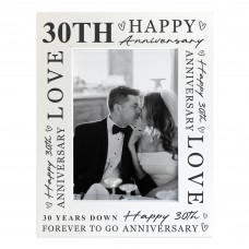 30th Wedding Anniversary For Wife Couple Gift Photo Frame