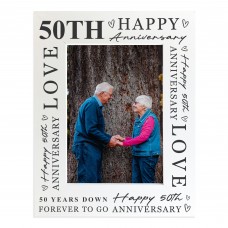 50th Wedding Anniversary For Wife Couple Gift Photo Frame