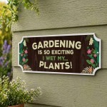 Gardening Gifts Wet My Plants Funny Garden Sign Garden Shed Sign