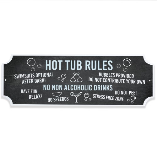 Shabby Hot Tub Rules Signs Hanging Hot Tub Plaque Garden Sign Shabby Hot Tub Rules Signs Hanging Hot Tub Plaque Garden Sign