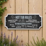 Shabby Hot Tub Rules Signs Hanging Hot Tub Plaque Garden Sign Shabby Hot Tub Rules Signs Hanging Hot Tub Plaque Garden Sign